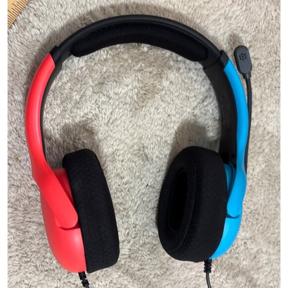 PDP Gaming LVL40 Airlite Stereo Headset With Mic For Nintendo Switch 8E Red Blue - Picture 11 of 12